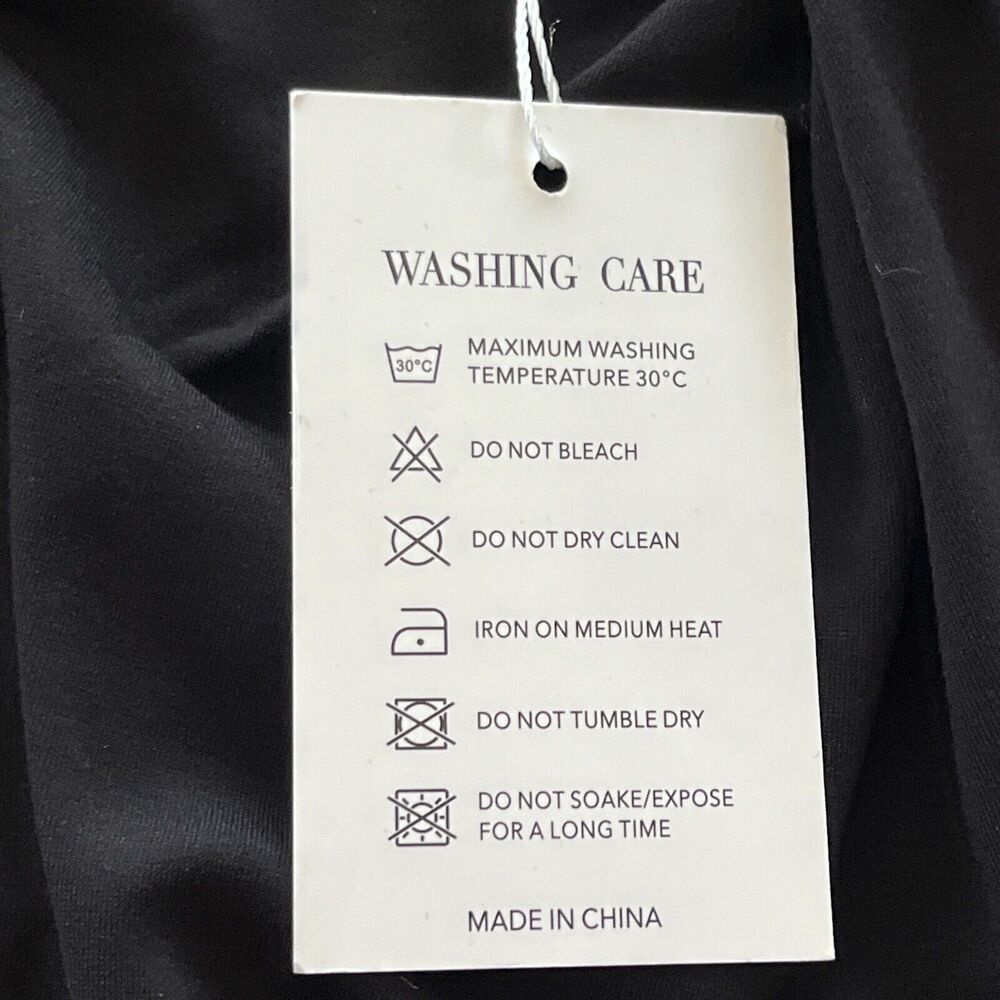 Pinup Couture Dress Women's XL Black Sheath Wiggle Rockabilly Retro NWT - Picture 15 of 16